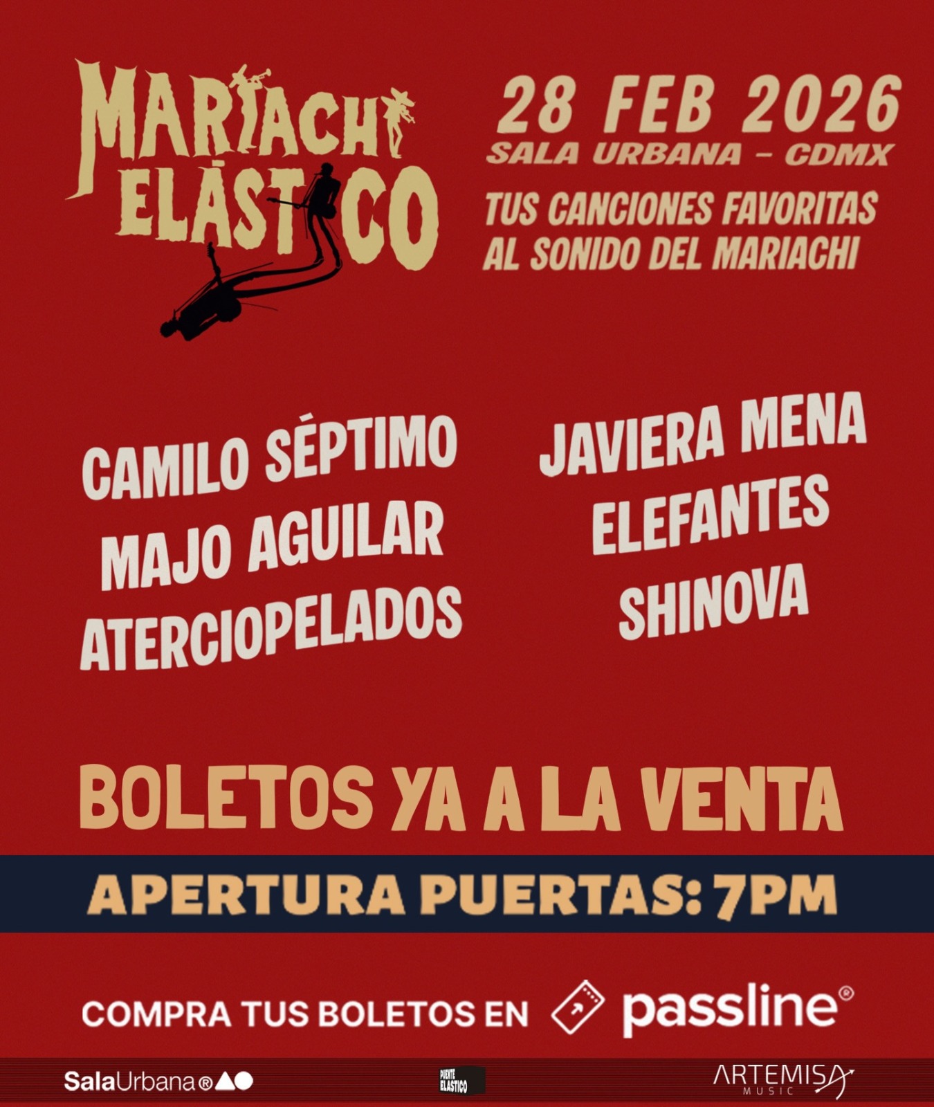 MARIACHI ELASTICO FESTIVAL FEB 2026 CARTEL